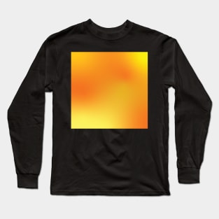 Yellow and Orange Golden Gradient Long Sleeve T-Shirt